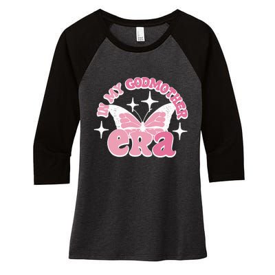 In My Godmother Era Fairy Godmother Proposal Women's Tri-Blend 3/4-Sleeve Raglan Shirt