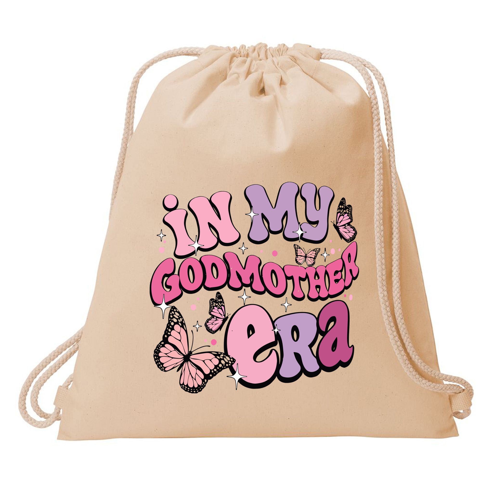 In My Godmother Era Drawstring Bag