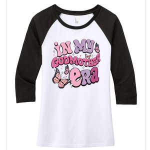 In My Godmother Era Women's Tri-Blend 3/4-Sleeve Raglan Shirt