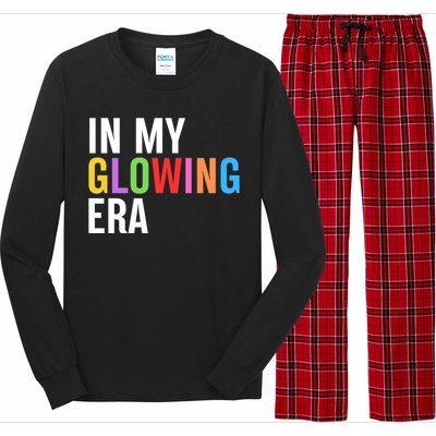 In My Glowing Era Funny Bright Hello Summer Vacation Trips Cute Gift Long Sleeve Pajama Set