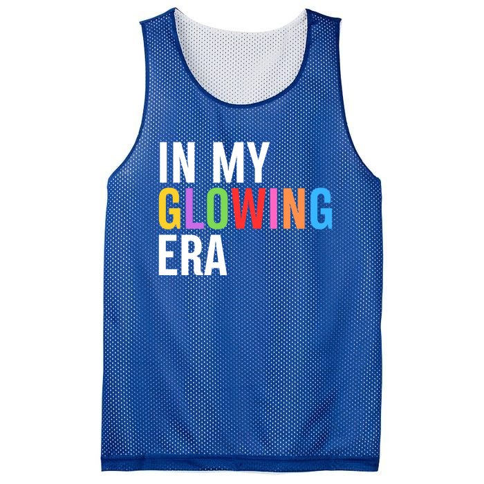 In My Glowing Era Funny Bright Hello Summer Vacation Trips Cute Gift Mesh Reversible Basketball Jersey Tank