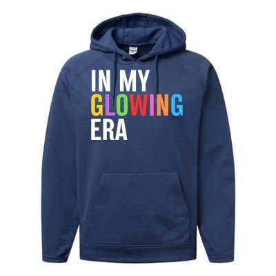 In My Glowing Era Funny Bright Hello Summer Vacation Trips Cute Gift Performance Fleece Hoodie