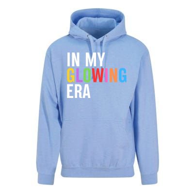 In My Glowing Era Funny Bright Hello Summer Vacation Trips Cute Gift Unisex Surf Hoodie