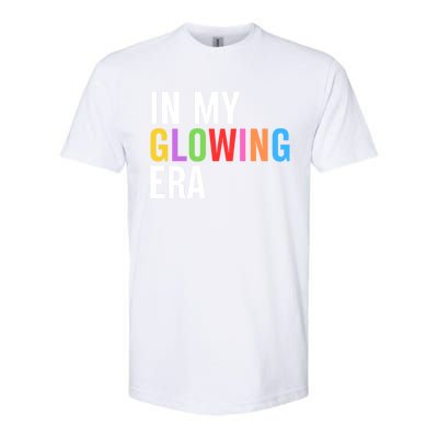 In My Glowing Era Funny Bright Hello Summer Vacation Trips Cute Gift Softstyle CVC T-Shirt