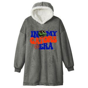 In My Gators Era Game Day Mascot Spirit Squad Florida Groovy Hooded Wearable Blanket