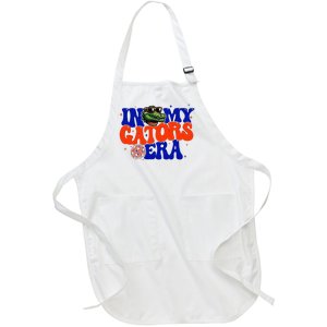 In My Gators Era Game Day Mascot Spirit Squad Florida Groovy Full-Length Apron With Pockets