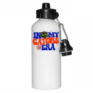 In My Gators Era Game Day Mascot Spirit Squad Florida Groovy Aluminum Water Bottle