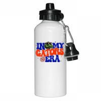 In My Gators Era Game Day Mascot Spirit Squad Florida Groovy Aluminum Water Bottle