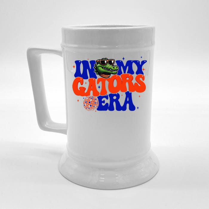 In My Gators Era Game Day Mascot Spirit Squad Florida Groovy Beer Stein