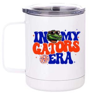 In My Gators Era Game Day Mascot Spirit Squad Florida Groovy 12 oz Stainless Steel Tumbler Cup