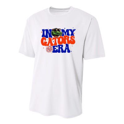 In My Gators Era Game Day Mascot Spirit Squad Florida Groovy Youth Performance Sprint T-Shirt