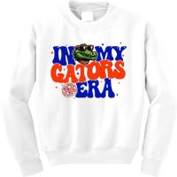 In My Gators Era Game Day Mascot Spirit Squad Florida Groovy Kids Sweatshirt