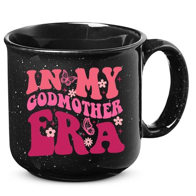 In My Godmother Era Retro Godmom Mother Proposal 15oz Campfire Ceramic Mug