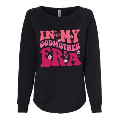 In My Godmother Era Retro Godmom Mother Proposal Womens California Wash Sweatshirt