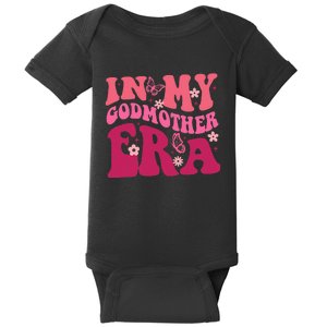 In My Godmother Era Retro Godmom Mother Proposal Baby Bodysuit