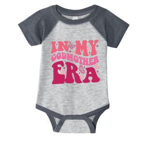 In My Godmother Era Retro Godmom Mother Proposal Infant Baby Jersey Bodysuit