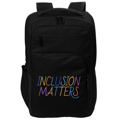 Inlcusion Matters Gift Autism Awareness Support Acceptance Gift Impact Tech Backpack