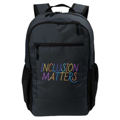 Inlcusion Matters Gift Autism Awareness Support Acceptance Gift Daily Commute Backpack