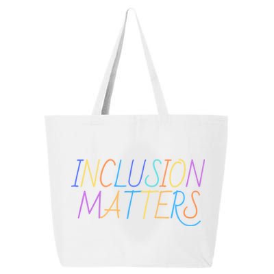 Inlcusion Matters Gift Autism Awareness Support Acceptance Gift 25L Jumbo Tote