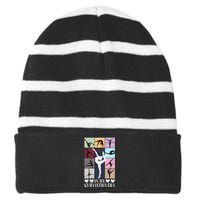 In My Gymnastics Era Striped Beanie with Solid Band