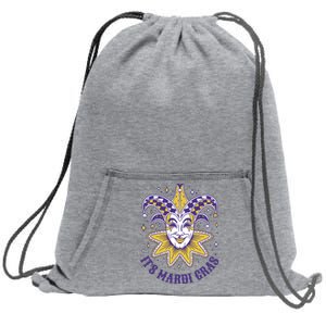 It's Mardi Gras Holiday Festival Sweatshirt Cinch Pack Bag