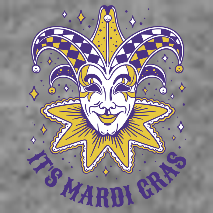 It's Mardi Gras Holiday Festival 7-Panel Snapback Hat