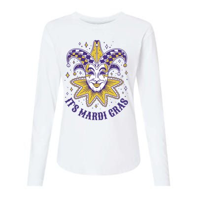 It's Mardi Gras Holiday Festival Womens Cotton Relaxed Long Sleeve T-Shirt