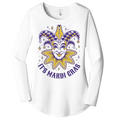 It's Mardi Gras Holiday Festival Women's Perfect Tri Tunic Long Sleeve Shirt