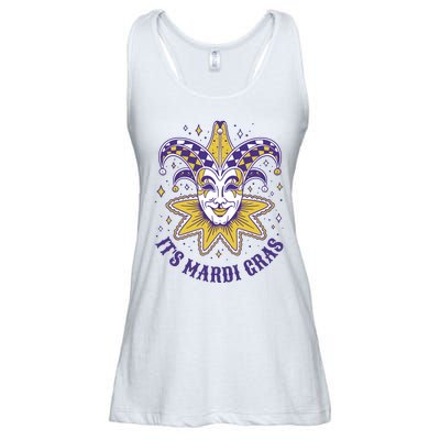 It's Mardi Gras Holiday Festival Ladies Essential Flowy Tank