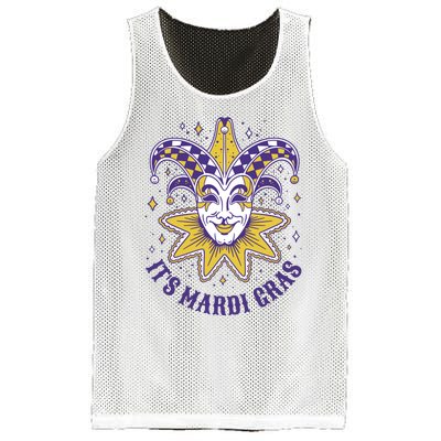 It's Mardi Gras Holiday Festival Mesh Reversible Basketball Jersey Tank