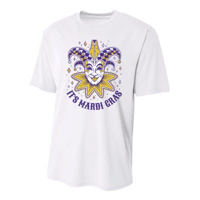 It's Mardi Gras Holiday Festival Youth Performance Sprint T-Shirt