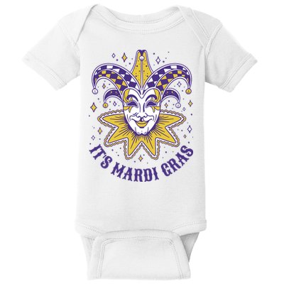 It's Mardi Gras Holiday Festival Baby Bodysuit