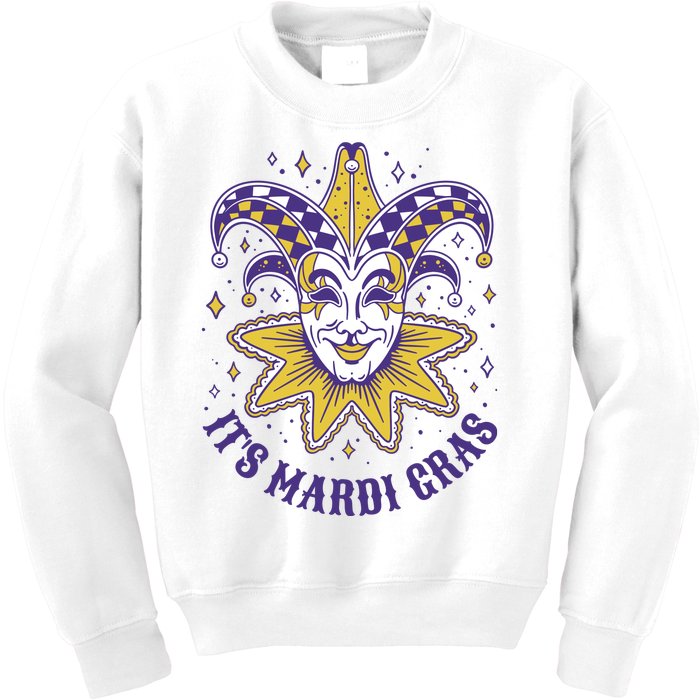 It's Mardi Gras Holiday Festival Kids Sweatshirt