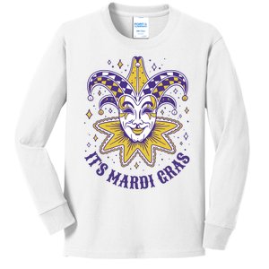 It's Mardi Gras Holiday Festival Kids Long Sleeve Shirt