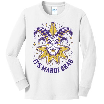 It's Mardi Gras Holiday Festival Kids Long Sleeve Shirt