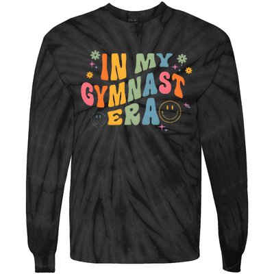 In My Gymnast Era Sports Gym Gymnastics Lover Gymnast Tie-Dye Long Sleeve Shirt