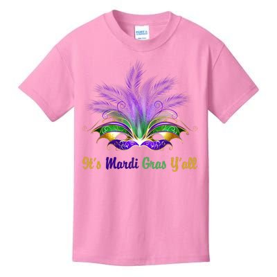 It's Mardi Gras Y'all Festive Party Kids T-Shirt