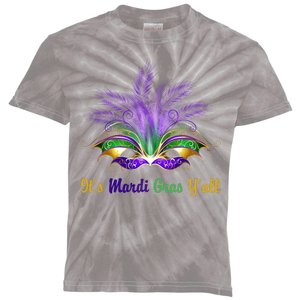 It's Mardi Gras Y'all Festive Party Kids Tie-Dye T-Shirt