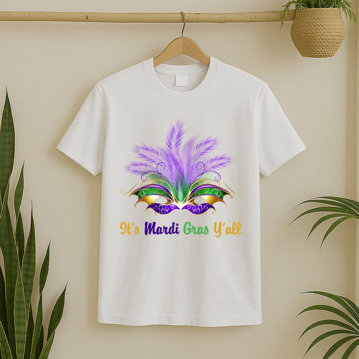 It's Mardi Gras Y'all Festive Party T-Shirt