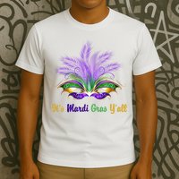 It's Mardi Gras Y'all Festive Party T-Shirt