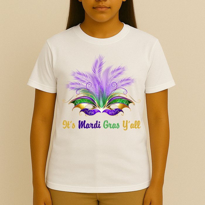 It's Mardi Gras Y'all Festive Party T-Shirt