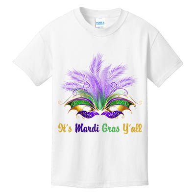 It's Mardi Gras Y'all Festive Party Kids T-Shirt