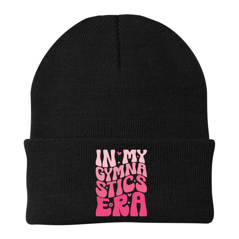 In My Gymnastics Era Groovy Gymnastics Birthday Gift Beanie