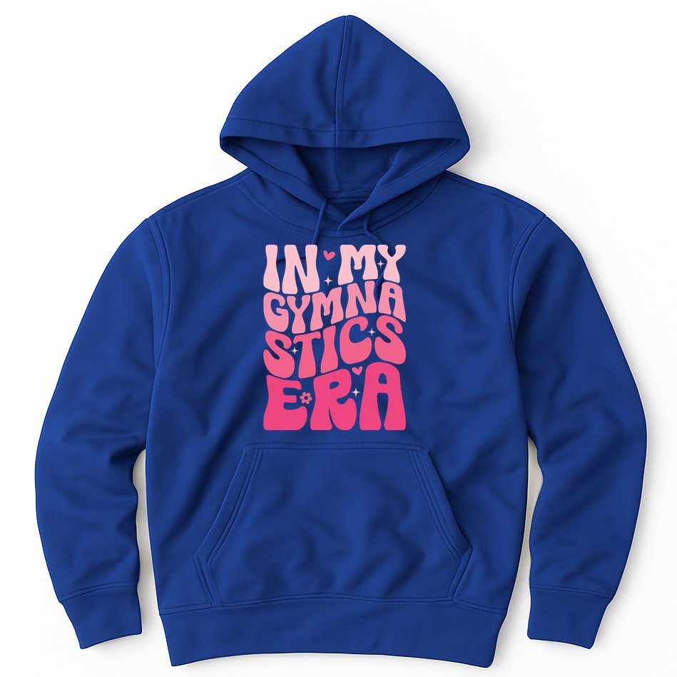 In My Gymnastics Era Groovy Gymnastics Birthday Gift Hoodie
