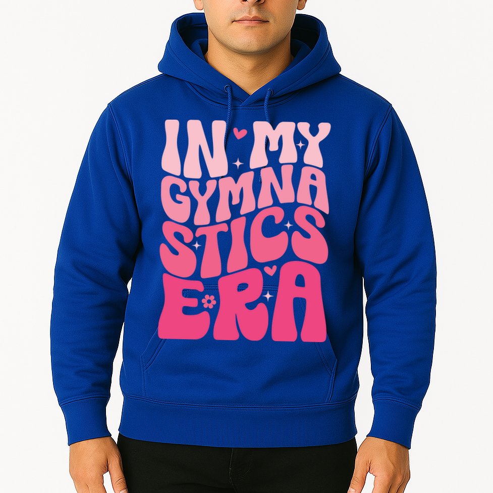 In My Gymnastics Era Groovy Gymnastics Birthday Gift Hoodie