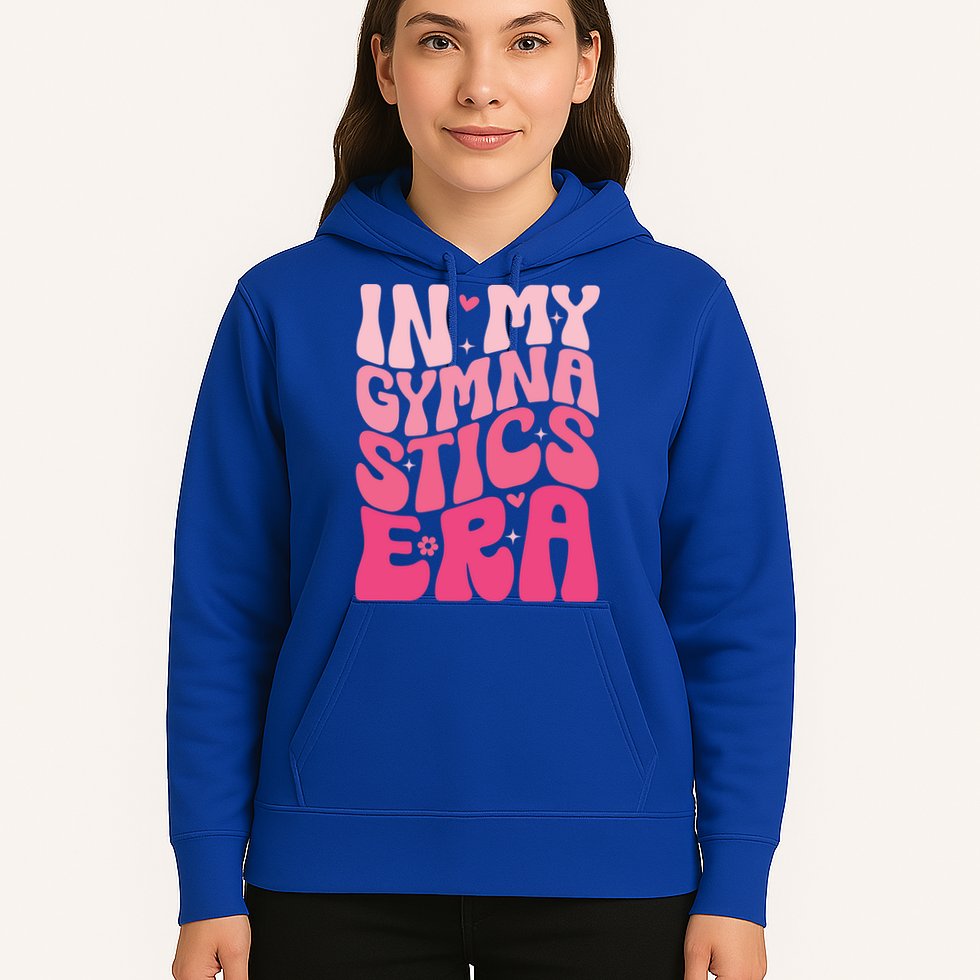 In My Gymnastics Era Groovy Gymnastics Birthday Gift Hoodie