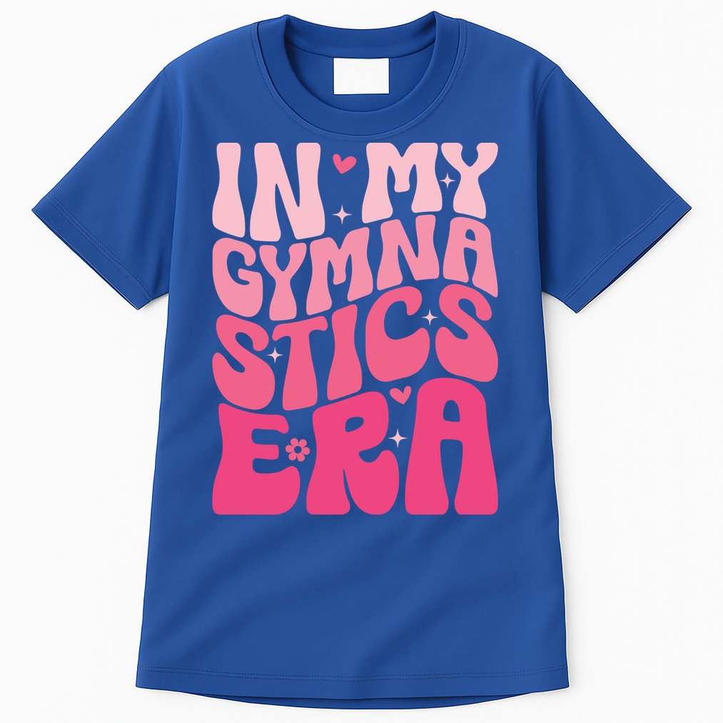 In My Gymnastics Era Groovy Gymnastics Birthday Gift Tall T-Shirt
