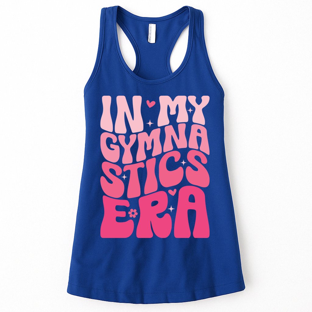 In My Gymnastics Era Groovy Gymnastics Birthday Gift Womens Tank Top