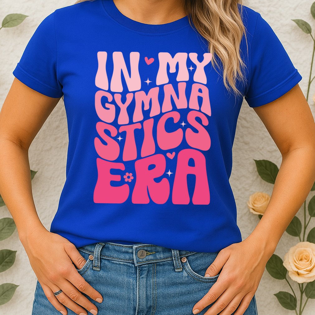 In My Gymnastics Era Groovy Gymnastics Birthday Gift Womens T-Shirt