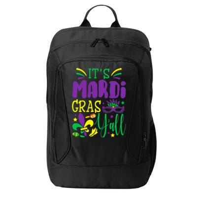 Its Mardi Gras Yall Mardi Gras Party Mask Costume City Backpack